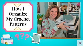 📚🧶How I Organize My Crochet Patterns🧶📚#crochet #amigurumi #organization #patterns