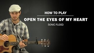 Open The Eyes Of My Heart (Sonic Flood) | How To Play | Beginner Guitar Lesson