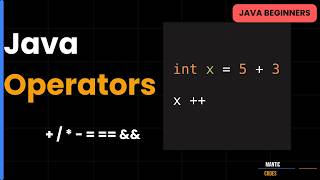 Java Operators Explained for Beginners (With Examples)
