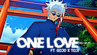 ONE LOVE - GOJO X TOJI 👑 || SATORU EDITZ || GOJO FIGHT WITH TOJI || #gojo #toji #jujutsukaisan #jjk