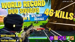 46 kill duo squad world record faze5 fortnite battle royale - fortnite duo squad world record