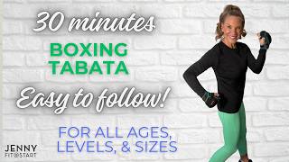 BOXING TABATA WORKOUT (30 min) - for all levels!