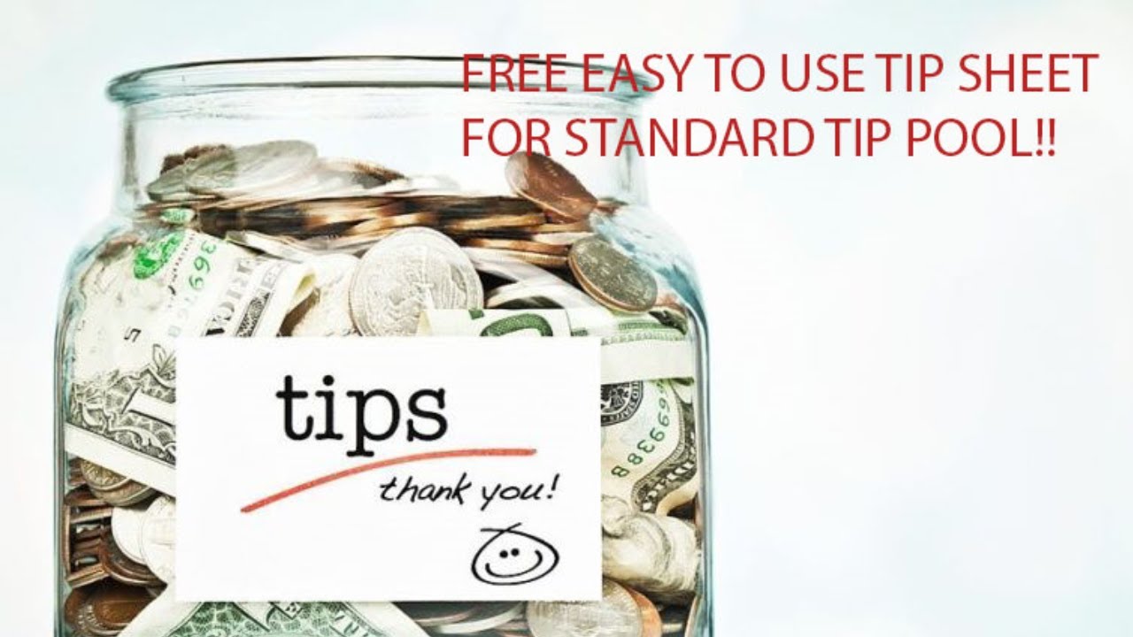 How To Make A Tip Sheet In Excel Or Google Sheets Youtube