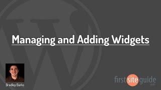 How to Manage and Add Widgets - WordPress Basics