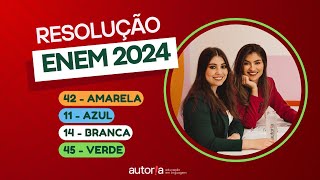 Resolução Enem 2024 - Autoria Linguagem - Questão 42 | Linguagens, prova amarela