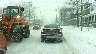 Snow plows Taxi accident Storm hits Moncton