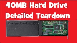 Made in 1987- A Detailed Tear Down of a 40MB Hardrive