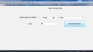 Datetime picker demo using Visual Basic 2010