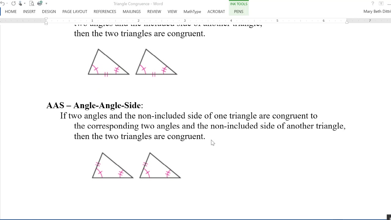 Triangle Congruence - YouTube