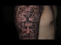 🔥TATUAJE en 2 sesiones seguidas 2a parte ,COMO TATUAR realismo en sombras y texturas