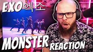 FIRST TIME Reacting to EXO 엑소 'Monster' M/V