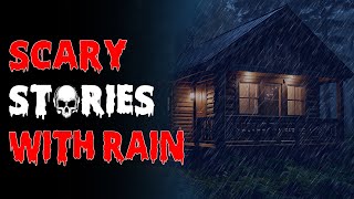 8+ HOURS | Scary Stories Told with the Sound of Rain | Relax and Fall Asleep | Black Screen Vol.29