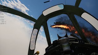 War Thunder [SIM|VR] - BnZ in the Clouds (F4U-1C vs ❂Ki-61-I)