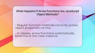 What Happens If Arrow Functions Are JavaScript Object Methods? - JavaScript Toolkit