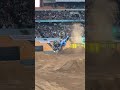 Monster Jam 2023 backflip fail, FNB Stadium, Johannesburg, South Africa