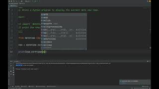 Python-Format date and time using ‘strftime()’ method
