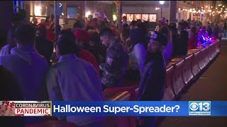 Large Halloween Crowds At Sacramento Bars Cause COVID Concern