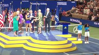 US Open female final 2019 (Bianca Andreescu - Serena Williams): winner trophy