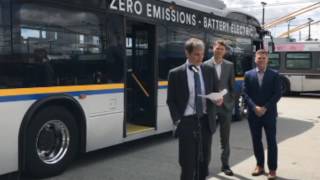 LIVE: TransLink announces BYD electric bus pilot program