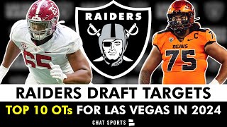 Taliese Fuaga & JC Latham Linked To Las Vegas! Raiders Draft Targets: Top 10 OTs In 2024 NFL Draft