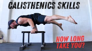 Average Times to Achieve CALISTHENICS Skills