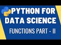 Args and Kwargs | Built-in Functions | Python for Data Science | Learn Python Programming