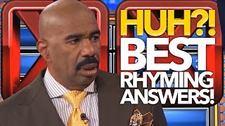BEST & Funniest RHYMING ANSWERS Steve Harvey Has EVER Heard On Family Feud | Bonus Round