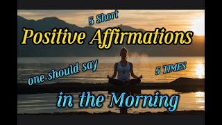 Powerful Positive Morning Affirmations  हर सुबह यह ज़रूर सुने | Motivational #viral #relatable #fyp