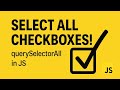 Select/Deselect All Checkboxes | Simple JS Hack