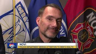 Novi Police Department brings attention to men's health