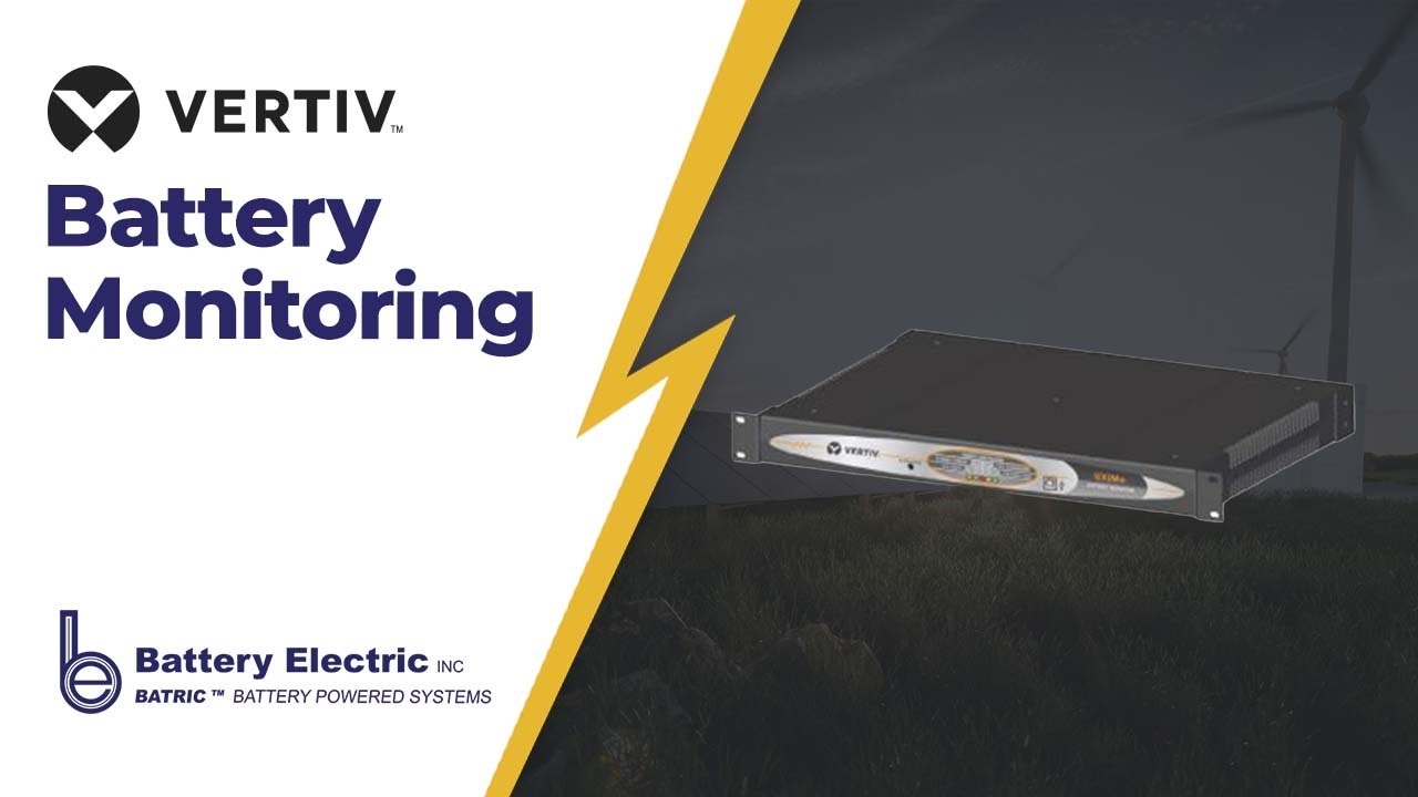 Vertiv Battery Monitoring - YouTube