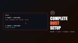Complete Rust Setup on Mac (2026)