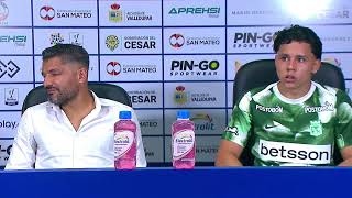 Rueda de prensa de Atlético Nacional tras su partido con Alianza Valledupar