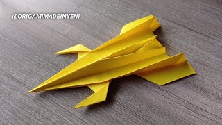 The Fighter paper plane | How to make a paper airplane | Origami Airplane