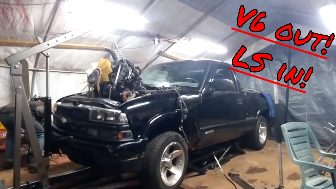 Ls Swap S10 Part 2 Youtube