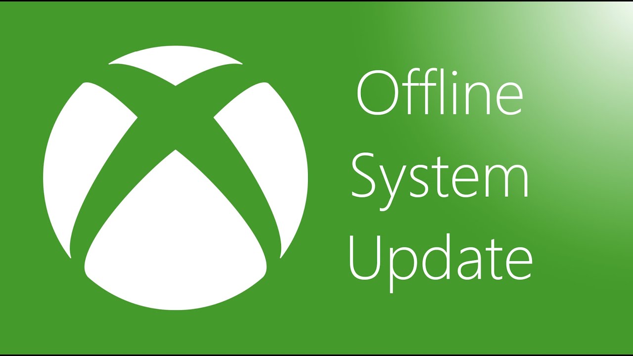 How To Perform An Offline System Update For Xbox - YouTube