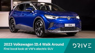 2023 Volkswagen ID.4 Walk Around | First Local Look at VW's Electric SUV | Drive.com.au