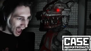 I'M DONE DUD! - xQc Plays CASE: Animatronics (Scary Jump Scare Game) | xQcOW