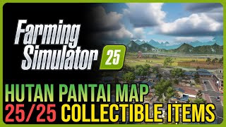 All Hutan Pantai Collectibles Farming Simulator 25