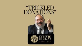 What's better—a lump sum donation, or a trickle? Rabbi Y.Y. Jacobson takes on the question.