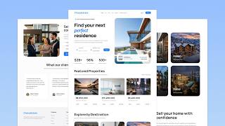 Responsive Real Estate Website with HTML CSS and JavaScript | Source Code Available