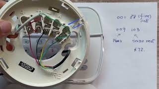 DSC NEO 4 wire smoke detector wiring and programming