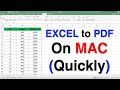 How To Save Excel As Pdf On MAC