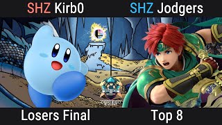 SHZ Kirb0 (Kirby) vs SHZ Jodgers (Roy) - Losers Finals - The Wyverns Lair 4