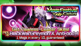 DIGIMON LINKS EPIC NEW BLACKWARGREYMON X MEGA FESTIVAL SUMMONS! | Linkz