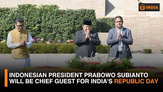 Indonesian President Prabowo Subianto will be chief guest for India's Republic Day | DD India