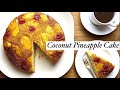 Coconut Pineapple Cake recipe -No Mixer Needed!! - Food By Namira (Eng) (IndonesianSub)