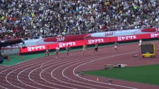 2016日本選手権男子200m決勝 飯塚翔太20.11(+1.8) Syota IIZUKA 1st Natl.champ-200final