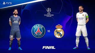 FIFA 22 - PSG vs Real Madrid | UEFA Champions League Final | PS5™ [4K60]