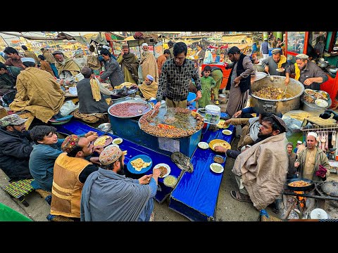 Traditional Street food in Afghanistan Liver fry recipe Shinwari karahi Dumpukht